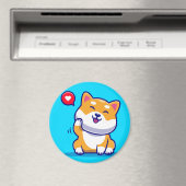 Shiba Inu Magnet Magneet (Insitu (Vaatwasser))