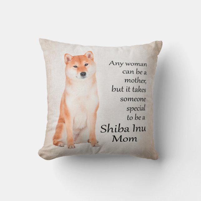 Shiba Inu Mam Pillow Kussen (Voorkant)