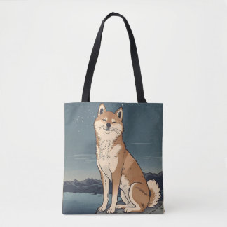 Shiba Inu Maneschijn Schoudertas Draagtas