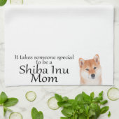 Shiba Inu Moeder Keukenhanddoek (Gevouwen)