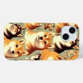 Shiba Inu naadloos patroon Case-Mate iPhone Case (Achterkant (horizontaal))