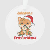 Shiba Inu Noël Baby premier Noël (devant)