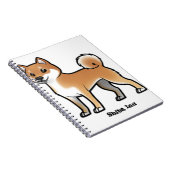 shiba inu notitieboek (Rechterzijde)