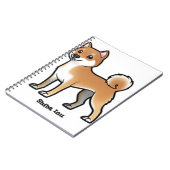 shiba inu notitieboek (Linkerzijde)