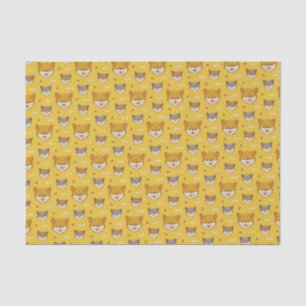 Shiba Inu Pattern Tissuepapier