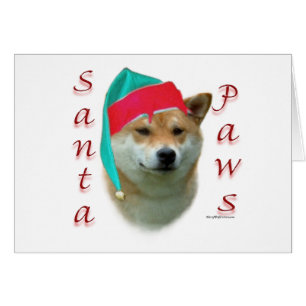 Shiba Inu Père Noël Paws