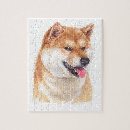 shiba inu puzzel (Verticaal)