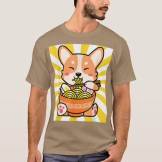 Shiba Inu Ramen Anime Kawaii Cute Teen Gift 1532 T-shirt