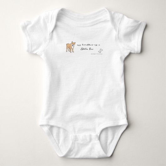 shiba inu romper (Voorkant)