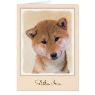 Shiba Inu (rood) schilderen - Oorspronkelijke hond