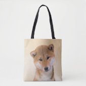 Shiba Inu (rood) schilderen - Oorspronkelijke hond Draagtas (Voorkant)