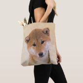 Shiba Inu (rood) schilderen - Oorspronkelijke hond Draagtas (Dichtbij)