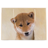 Shiba Inu (rood) schilderen - Oorspronkelijke hond Groot Cadeauzakje (Voorkant)