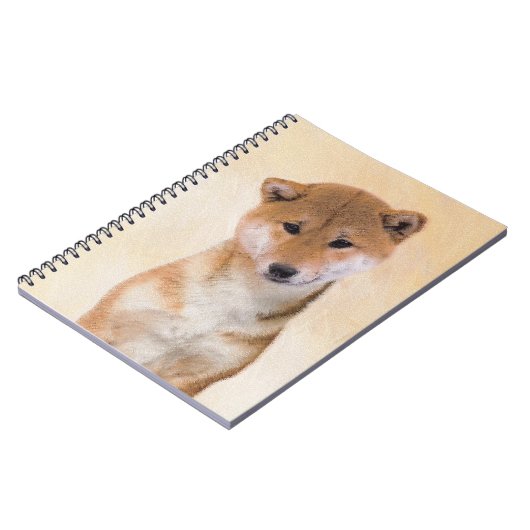 Shiba Inu (rood) schilderen - Oorspronkelijke hond Notitieboek (Linkerzijde)