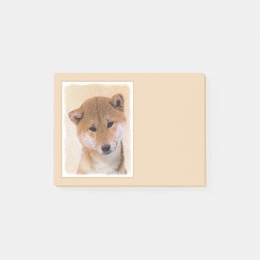 Shiba Inu (rood) schilderen - Oorspronkelijke hond Post-it® Notes (Voorkant)