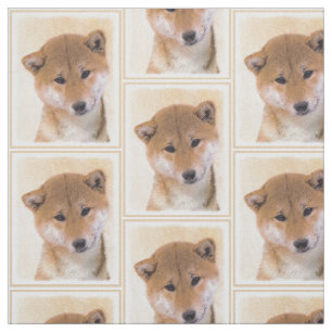 Shiba Inu (rood) schilderen - Oorspronkelijke hond Stof