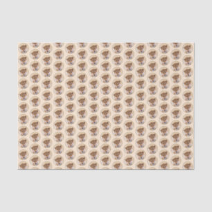 Shiba Inu (rood) schilderen - Oorspronkelijke hond Tissuepapier
