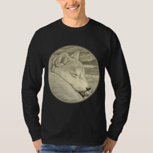 Shiba Inu Shirten Art Mannen Shirt Dog Art Shirten
