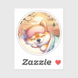 Shiba Inu slapen, Shiba Inu Sticker