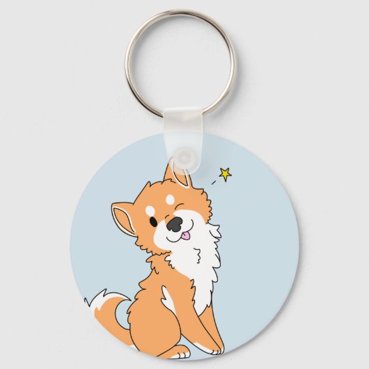 Shiba Inu Sleutelhanger (Voorkant)