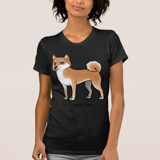 shiba inu t-shirt (Voorkant)