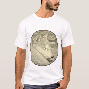Shiba Inu T-shirts Art Mannen Shirt Dog Art Shirte