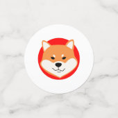 Shiba Inu Table Confetti (Petit recto)