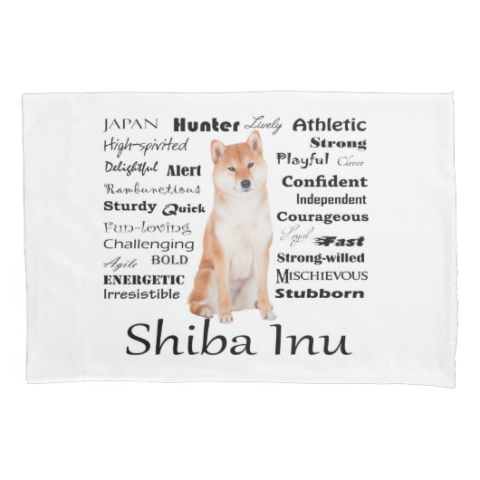 Shiba Inu Traits Kussensloop (Voorkant)