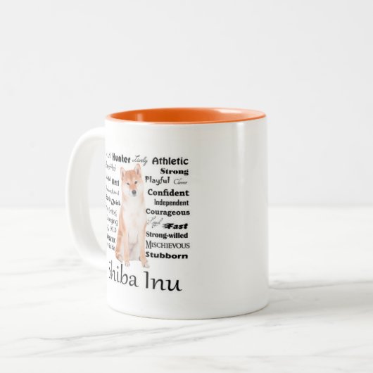 Shiba Inu Traits Mok (Voorkant links)