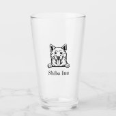 Shiba Inu Tumbler en verre (Devant)