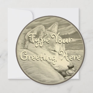 Shiba Inu Uitnodigingen Gepersonaliseerde Shiba In