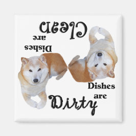 Shiba Inu Vaatwasser Magneet