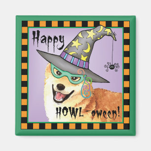 Shiba Inu Witch Magneet