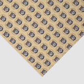 Shiba Inu (zwart en tan) schilderen - hond Art Tissuepapier (Detail)