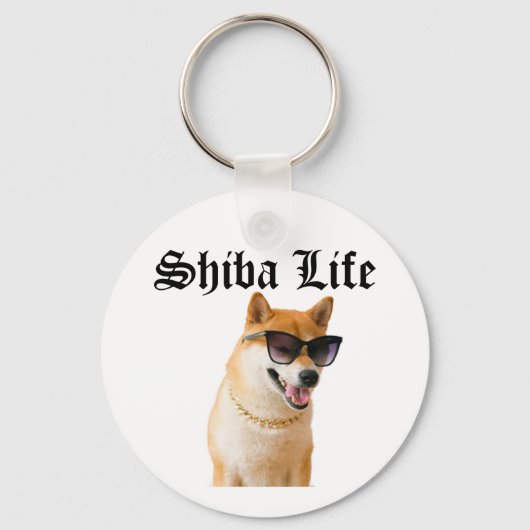 Shiba Life Sleutelhanger (Voorkant)