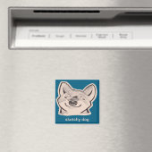 Shiba magneet (Insitu (Vaatwasser))