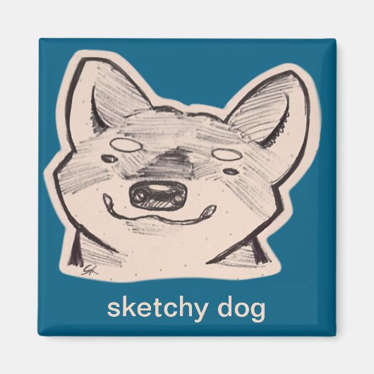 Shiba magneet (Voorkant)