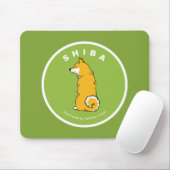 Shiba Mousepad Muismat (Met muis)