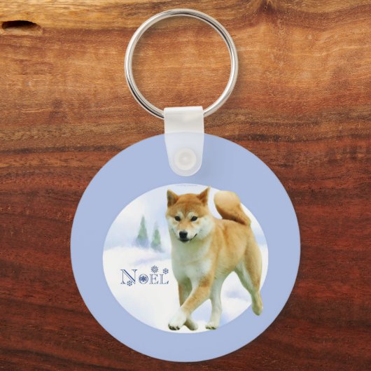 Shiba Noel Sleutelhanger (Achterkant)