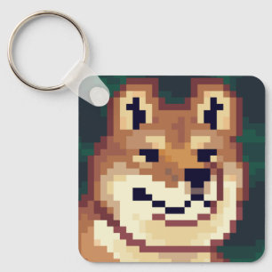 Shiba pixel, porte-clés
