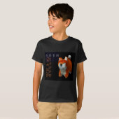Shiba Puppy 3D Digital Art Dog Year 2018 Kinder T- T-shirt (Voorkant volledig)