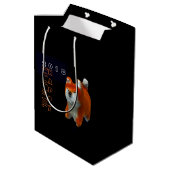 Shiba Puppy 3D Digital Art Dog Year 2018 M Cadeft Medium Cadeauzakje (Achterkant Gekanteld)