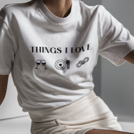 Shibari touw Dingen waar ik van hou T-shirt