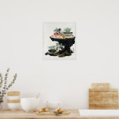 Shibata Zeshin Bonsai Poster (Keuken)