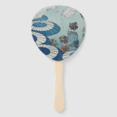 Shibata Zeshin's Cherry Blossom Spring Bekijken Handwaaier (Voorkant)
