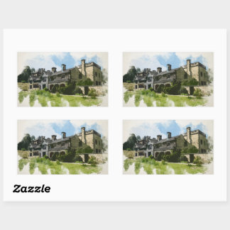 Shibden Hall, Halifax Rechthoekige Sticker