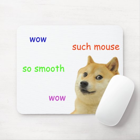 shibe doge mousemat mousepad muismat (Met muis)
