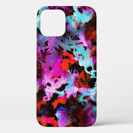Shibori Batik: Kleurstof met verloopstropdas van W Case-Mate iPhone Case (Achterkant)