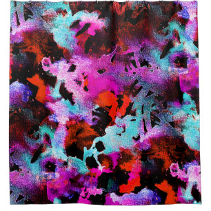 Shibori Batik: Kleurstof met verloopstropdas van W Douchegordijn