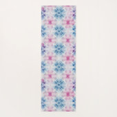 Shibori Blauwe Tie Dye Japan Traditioneel Patroon Yogamat (Achterkant)